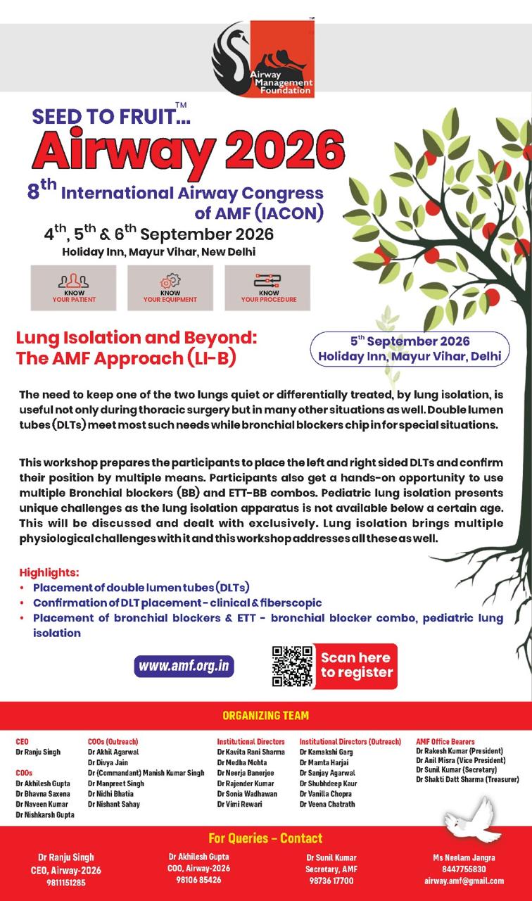 Lung Isolation and Beyond: The AMF Approach (LI-B)