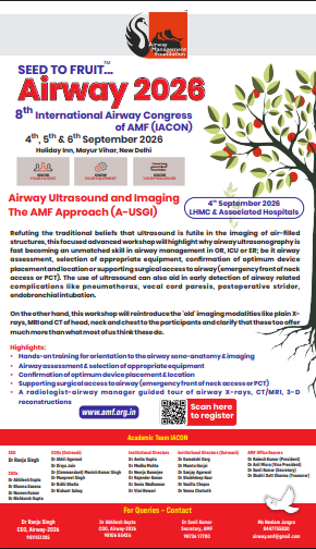 Airway Ultrasound and Imaging The AMF Approach (A-USGI)